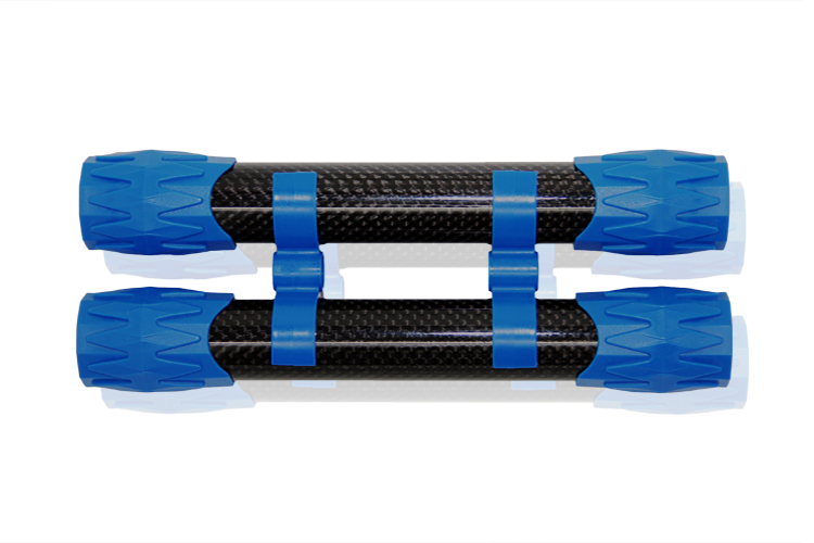 Zigarrenetui aus Carbon – Double blau