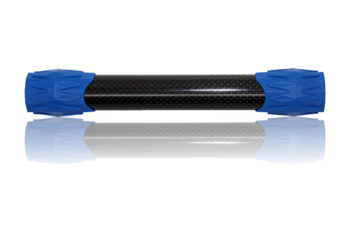 Zigarrenetui aus Carbon - Single blau