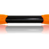 Zigarrenetui aus Carbon - Single orange