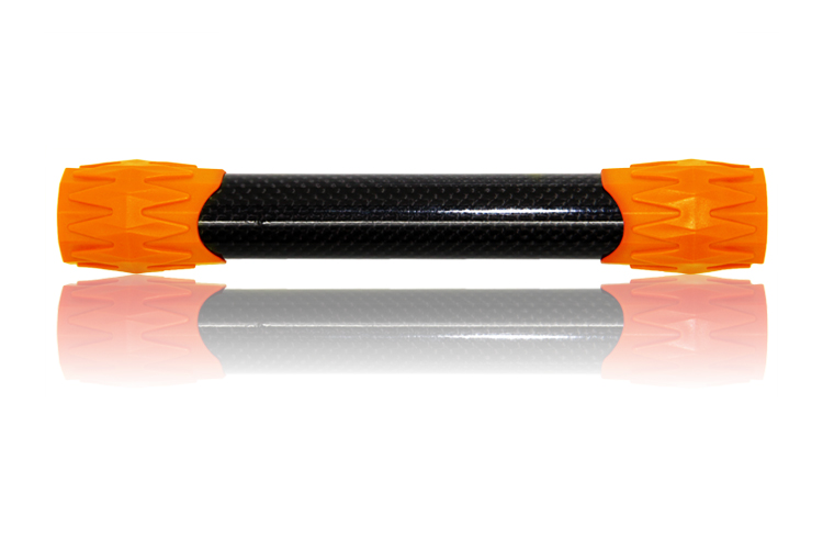 Zigarrenetui aus Carbon – Single orange